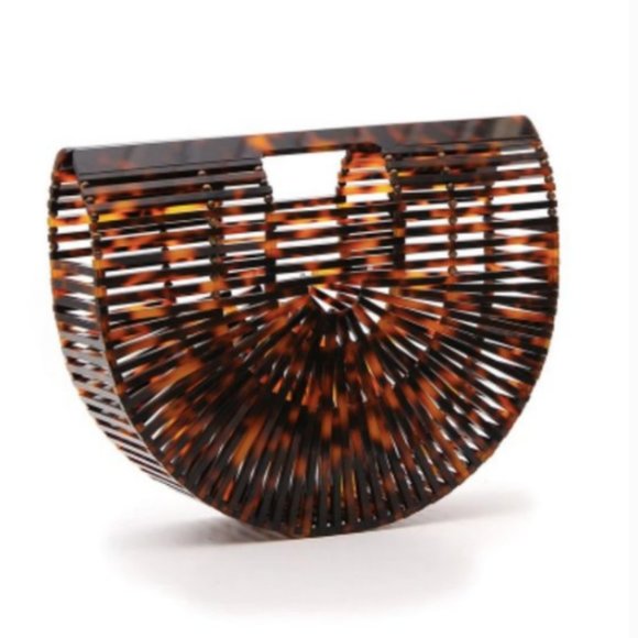 ❌ SOLD ❌ NWT Cult Gaia Ark Bag (Tortoise, Small) - Picture 1 of 6